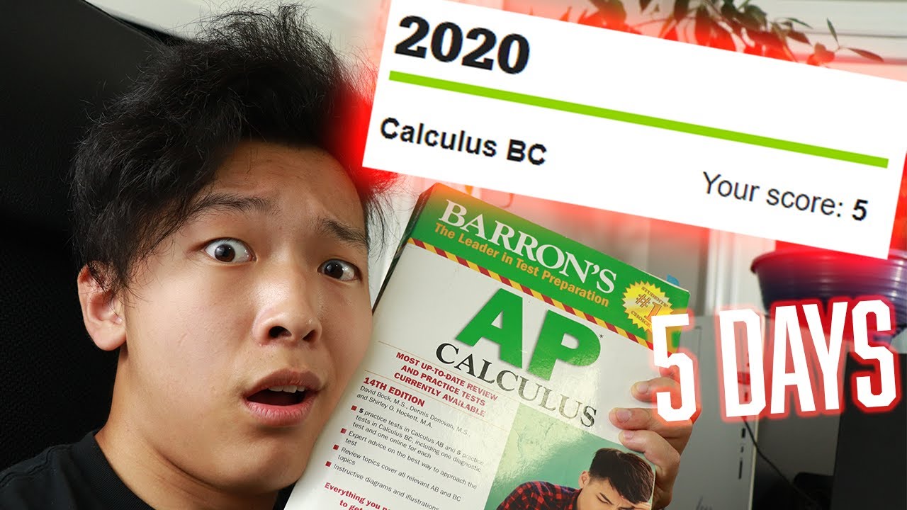 YouTube thumbnail for How I Learned AP Calculus BC in 5 Days and Got a 5